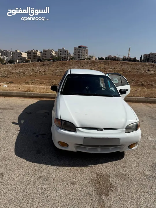 هونداي أكسنت 1998 للبيع كاش فقط  فحص 4 جيد بحالة الوكالة