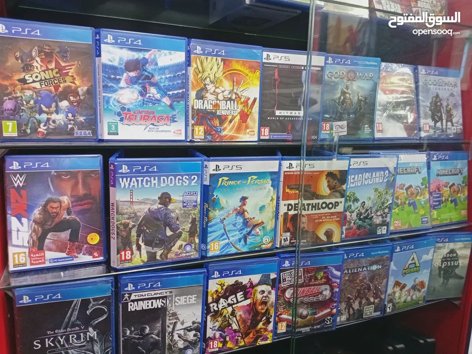 سيديات بلايستيشن فور  و فايف PS4 &PS5 CD.S
