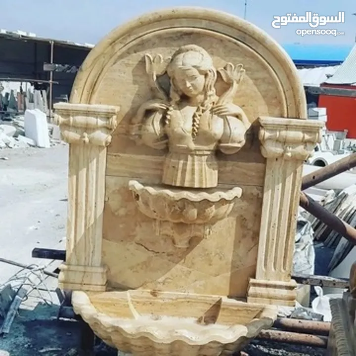 نافورة المياه الحجرية/stone water fountain