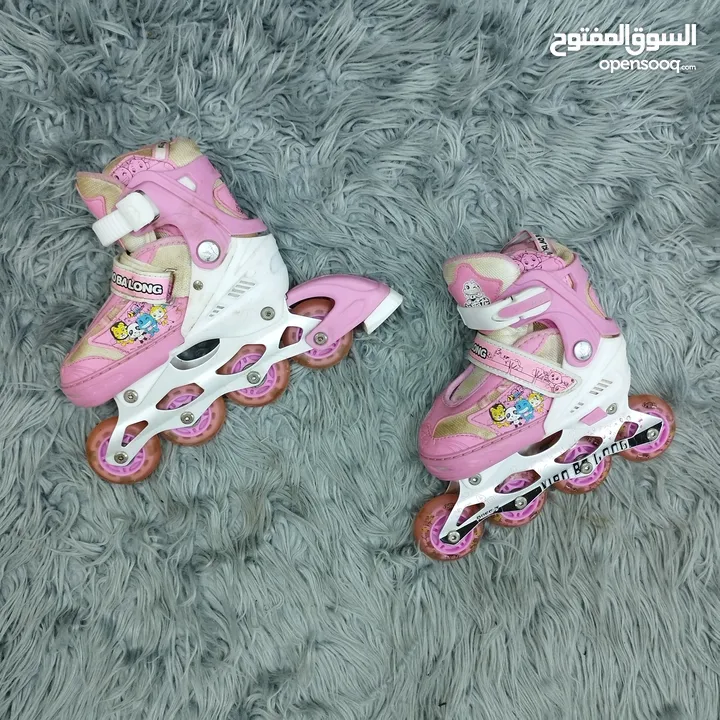 Skate (VIP)   عجال مطاط هيكل بلاستيك مقوى شفرات حديد   السعر والمقاس والماركة أسفل كل صورة
