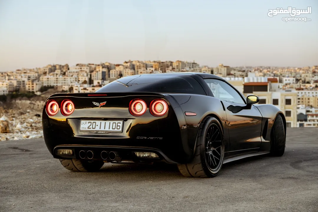 Corvette C6 2008 Ls3 Targa Top 500HP بحالة الوكالة