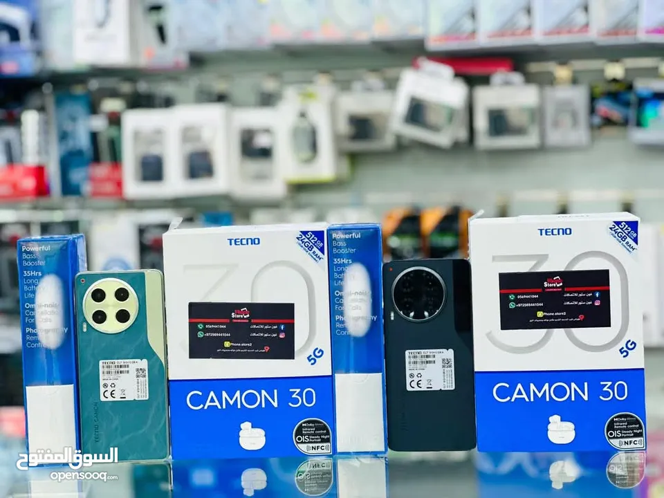 مع سماعه بلوتوث مستعمل ايام Kamon 30 5G رام 24 جيجا 512 مكفول أغراضة والكرتونه الأصلية متوفر توصيل