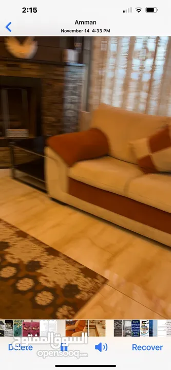 طقم جلوس حرف ال جيد جدا للبيع