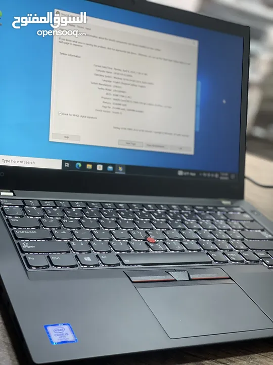 Laptop LENOVO THINKPAD Core i5- RAM 16GB GEN 7 بحالة لجديد