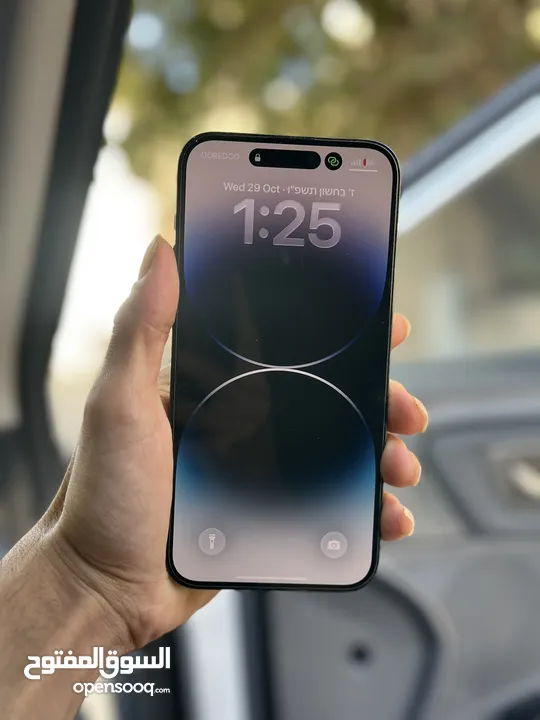 ايفون 14 برو ماكس 128 جيجا  بطارية 85 مش مفتوح ولا مصلح الجهاز بدو ظهر  موجود بالخليل