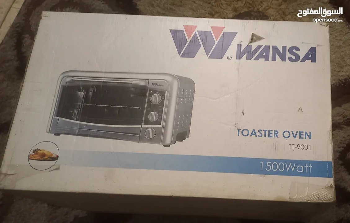 فرن ماركة wansa مع قلايه هوائيه من تيفال الاصلي