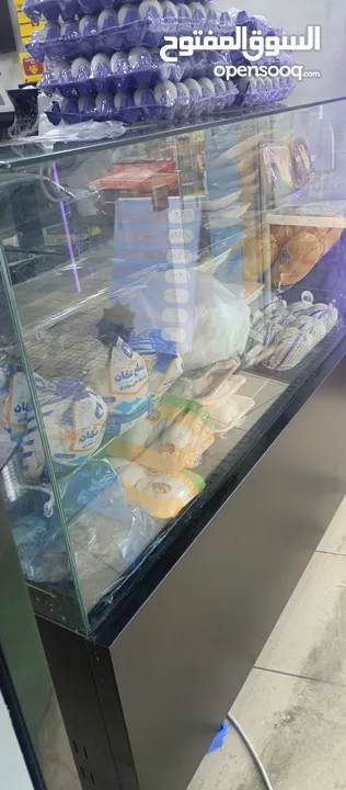 ثلاجة عرض رفين ... صناعة الشركة الفلسطينية - احمد رجب ...