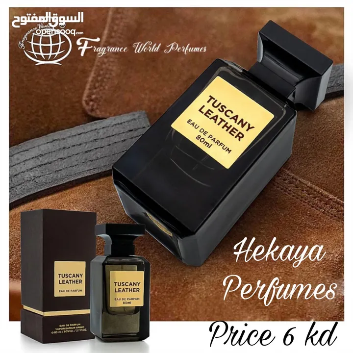 Tuscany Leather eau de parfum 80ml by Fragrance World only 6 kd and free delivery