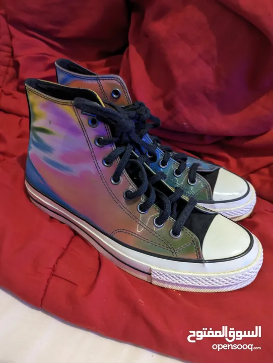 converse holographic shoes