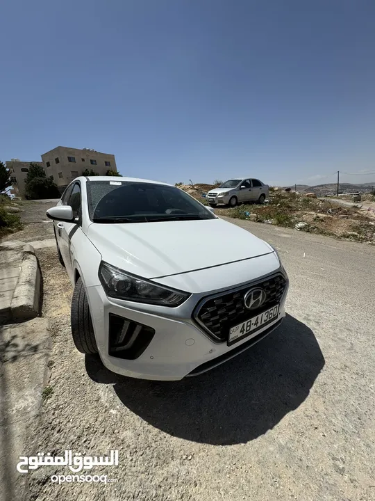 هيونداي ايونيك هايبرد 20 فحص كامل فل ما عدا الفتحة جمرك جديد للبيع او للبدل ع هوندا انسايت