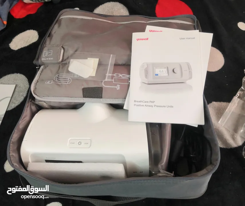 جهاز  تنفس AUTO CPAP  أستخدام قليل وكالة وكامل اغراضه بسعر حرق
