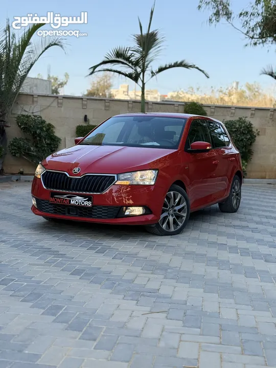 سكودا فابيا ترخيص 2021 محرك 1000 بنزين اوتوماتيك 105 حصان