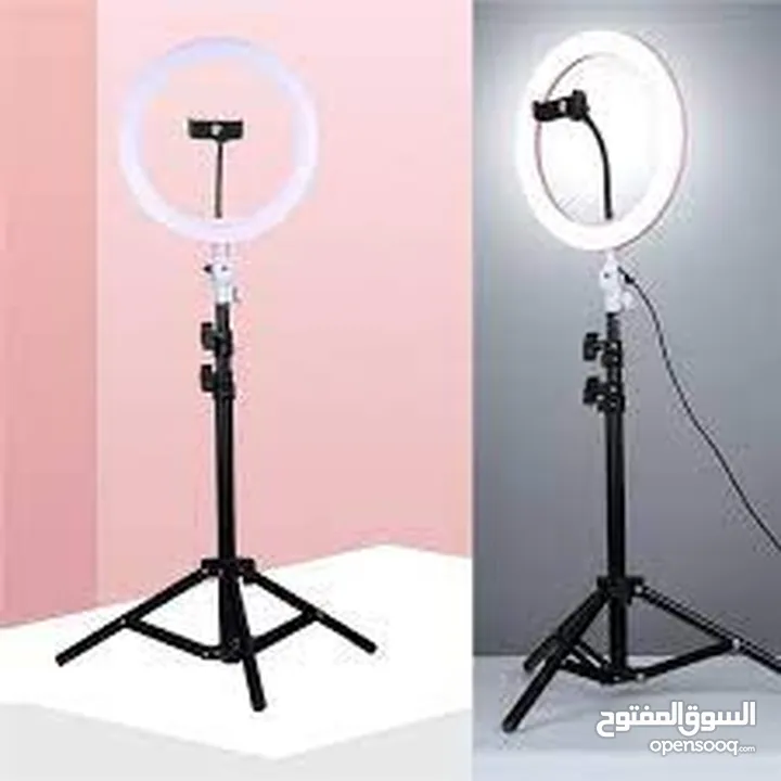 رينج لايت 10 انش ثلاثة الوان ring light color 10inch