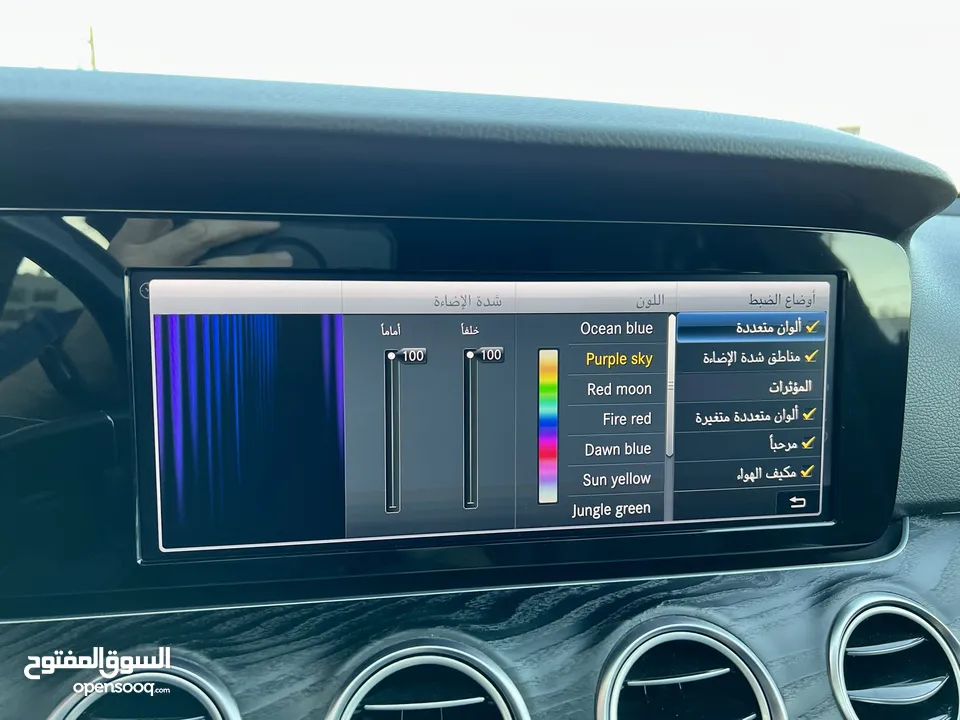 مرسيدس E200 نايت فتحة فيراني 2020 مميزة بحالة الزيرو