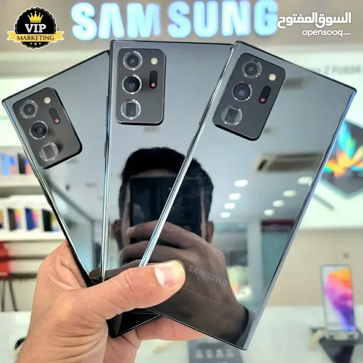 على الفحص Samsung Not 20 Altra 5G رام 12 جيجا 128 امريكي بدون كرتونه هدية كفر وشاحن الاصلي متوفر توص