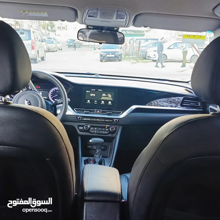 كيا نيرو 2020  تورينج لون كحلي سمارات فحص كامل جمرك حديث وارد كوري