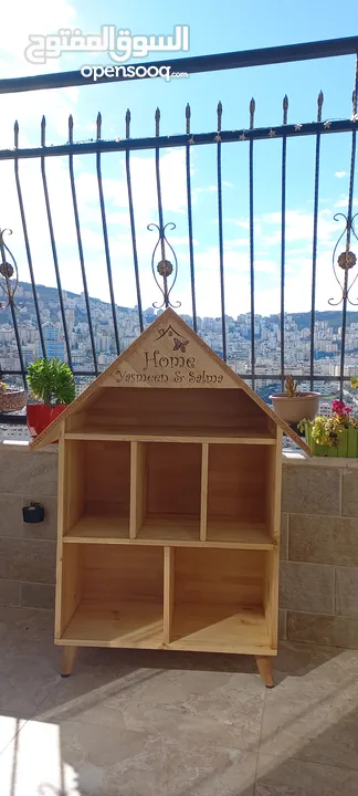 مكتبات قصص ستاند كتب خشب اطفال