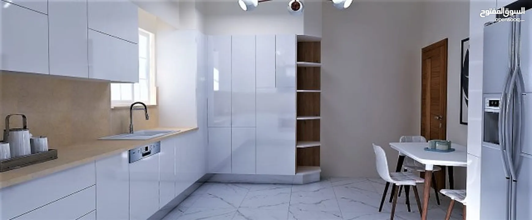 تصميم مطابخ وخزاين 3D ومختطات اوتوكاد للتنفيذ