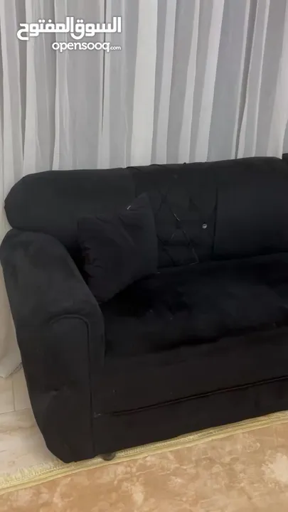 طقم كورنر اسود للبيع