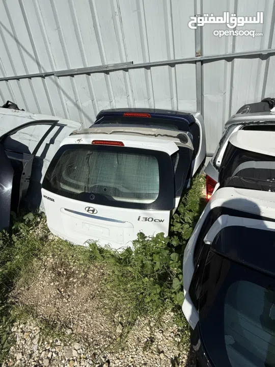 اطقم ابواب سيارات كورية +ودبات خلفية +وطبونات خلفية كاملة مع الجسور مع حساس شركة