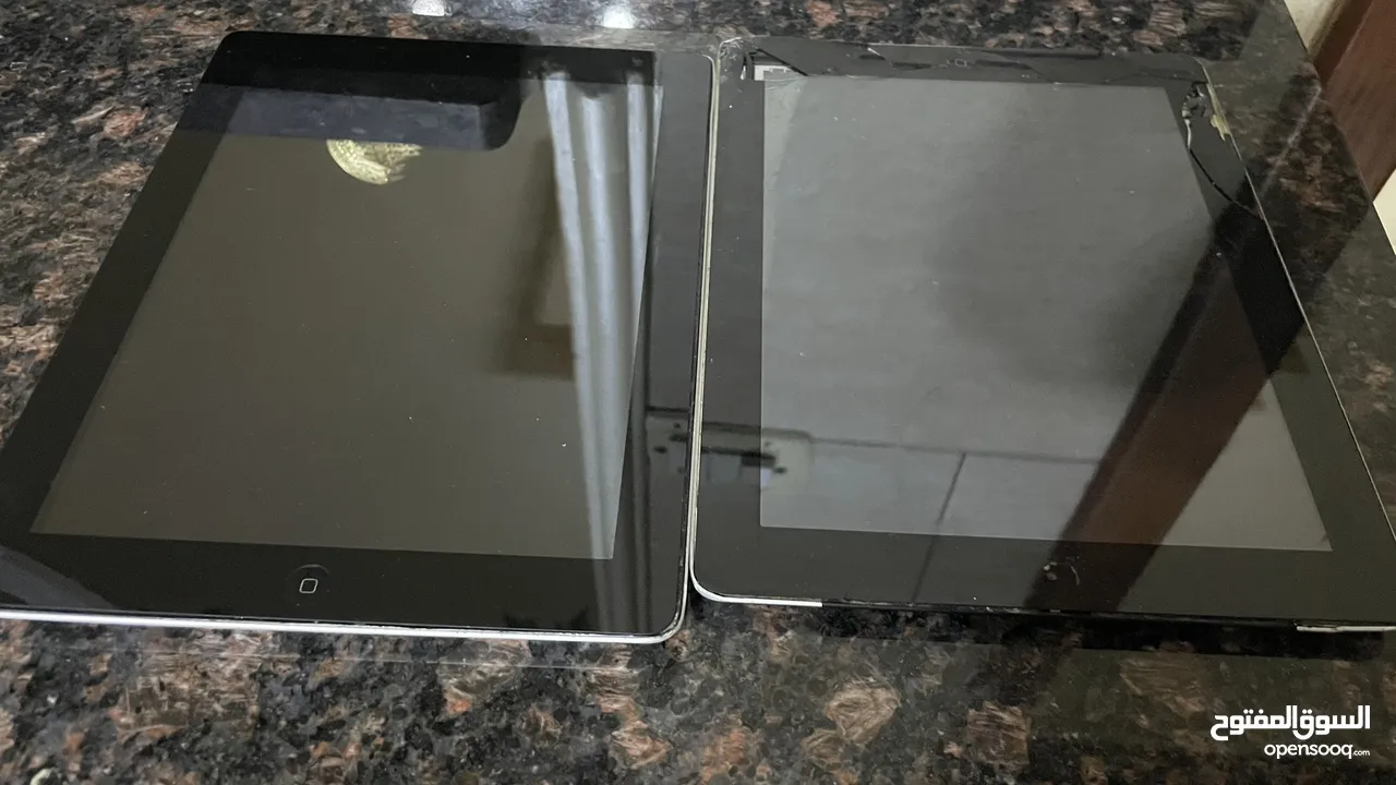 جهاز iPad 4 (الجيل الرابع) بسعة 16GB ويدعم    بحاجة لتغير شاشة فقط Wi-Fi + Cellular