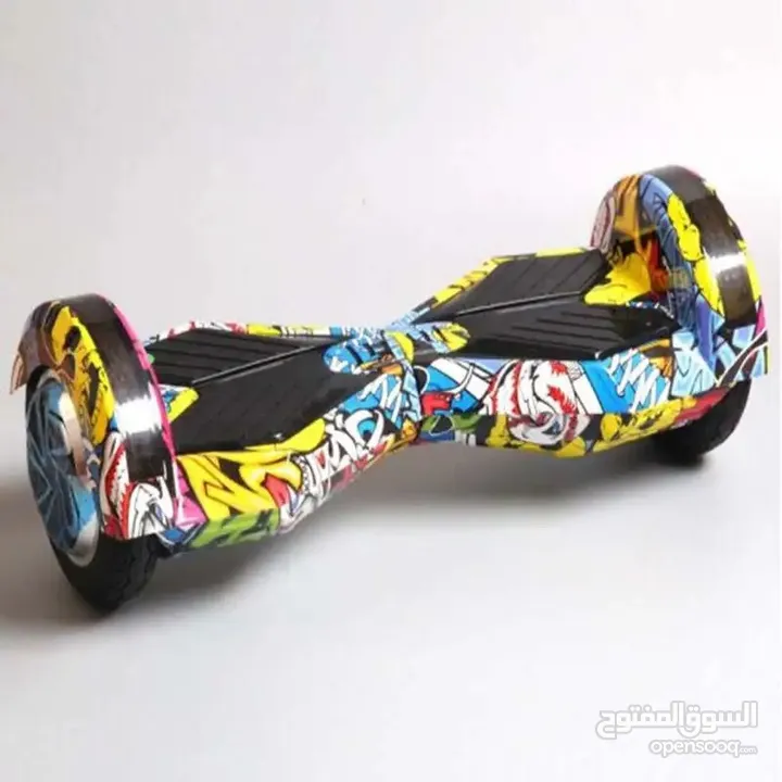 الآن لدى island toys سكوتر التوازن بتصميم رخامي مع عدة الوان  hoverboard مقاس العجلات 8.5 انش