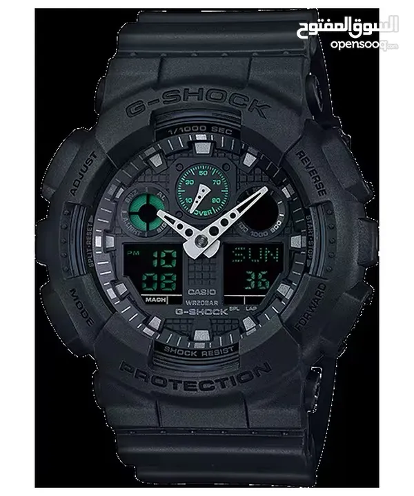 كاسيو ساعة جي شوك شبه جديدة    Casio G shock watch Ga-100bbn water proof shock resist