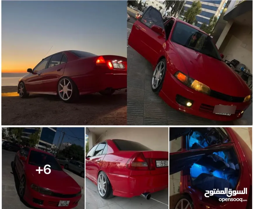 ميتسوبيشي لانسر 1996 جير عادي للبيع فوري والشرا ما بقصر معه