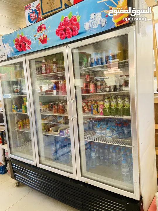 ثلاجه عرض مشروبات