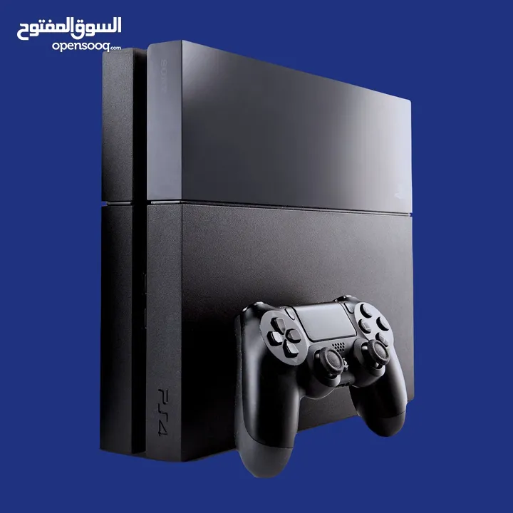 بلايستيشن Sony 4 Fat مستعمل بحالة ممتازة جدا + يد اصلية