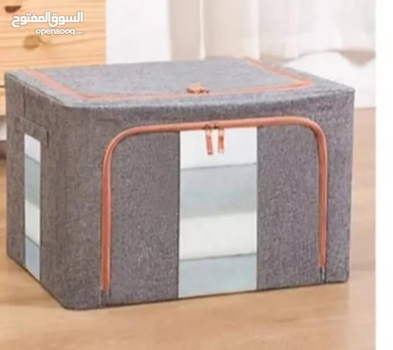 شنط تخزين صناديق ترتيب الملابس عدد 3 حجم كبير صناديق تخزين ملابس - Clothes Organiser صندوق تخزين قما