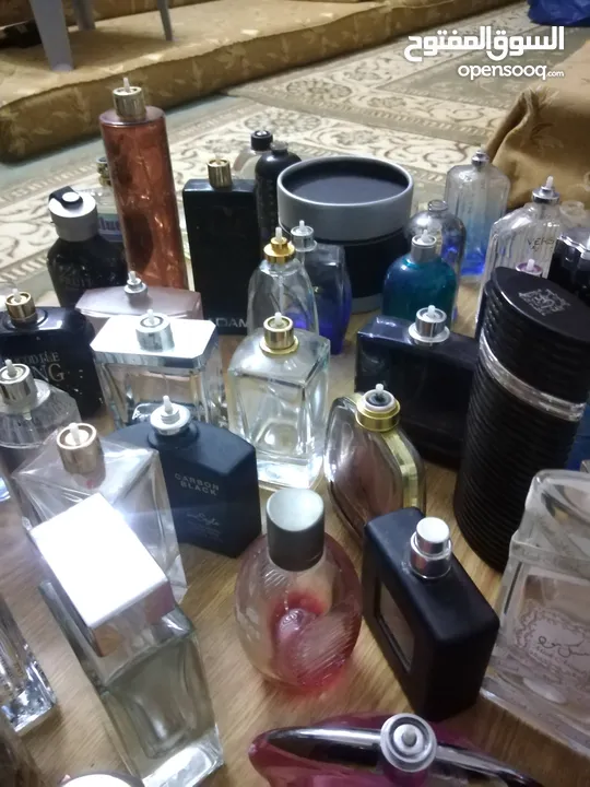 زجاج عطور ماركات عالمية فارغه للبيع للجادين فقط