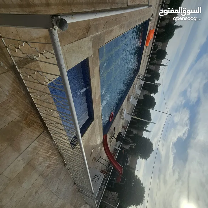 شالية للأيجار يومي في اجمل مناطق شارع المطار 3دقائق