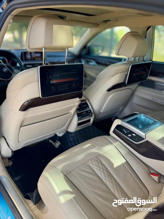 BMW 740i///2016  السيارة  فل الفل اضافات  فحص نخب نخب  بي ام دبليو