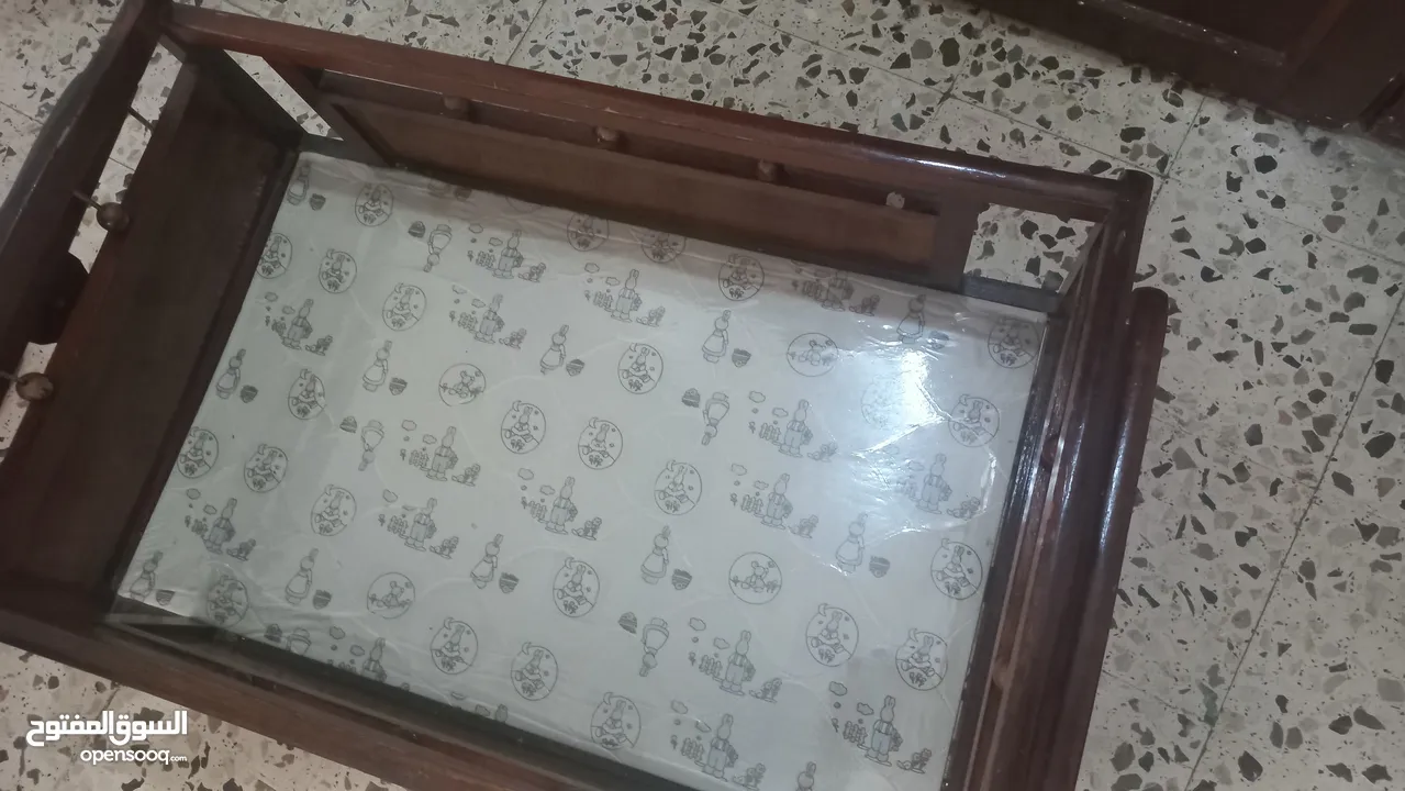 بوفيه خشب  تخت بيبي  خزانة بلاستيك  بوكس كريم + بلوزة