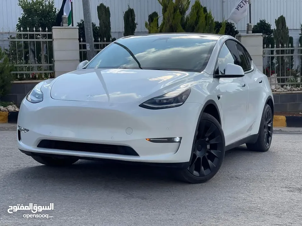 TESLA MODEL Y 2022 تسلا Y 2022 فحص كامل بسعر مغرررررري