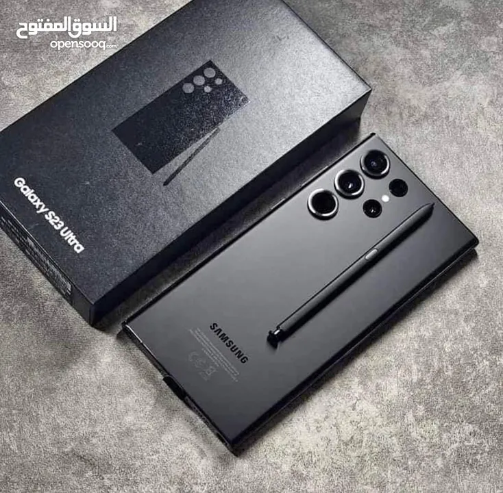 مستعمل اخو الجديد Samsung S23 Altra أغراضة والكرتونه الأصلية رام 12 جيجا 256 عربي متوفر توصيل