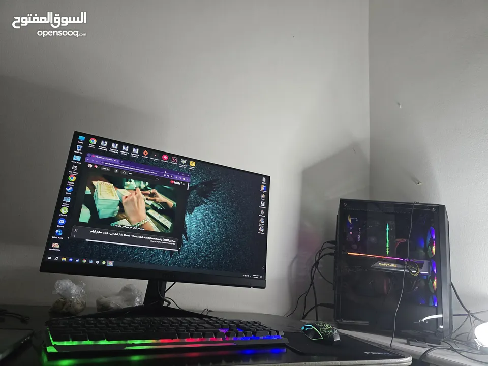 للتواصل رقم بلوصف pc gimng للبيع بسعر نار