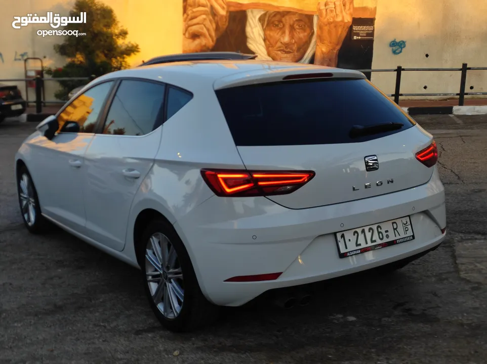 سيات ليون اكسلينس بالكرتونة محرك 1500تربو بنزين اتوماتيك 150حصان وعداد أصلي 75000كم فقططط
