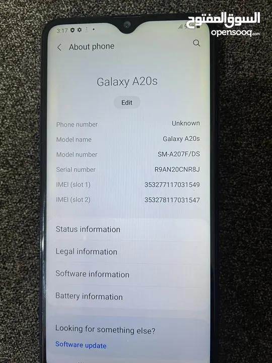 Samsung A20S Mobile Dual SIM