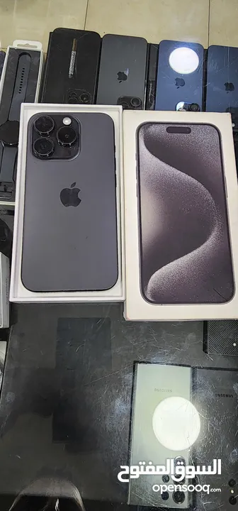 iPhone 15 pro 128GB وارد الشرق الأوسط  بحالة جديد بسعر مميز