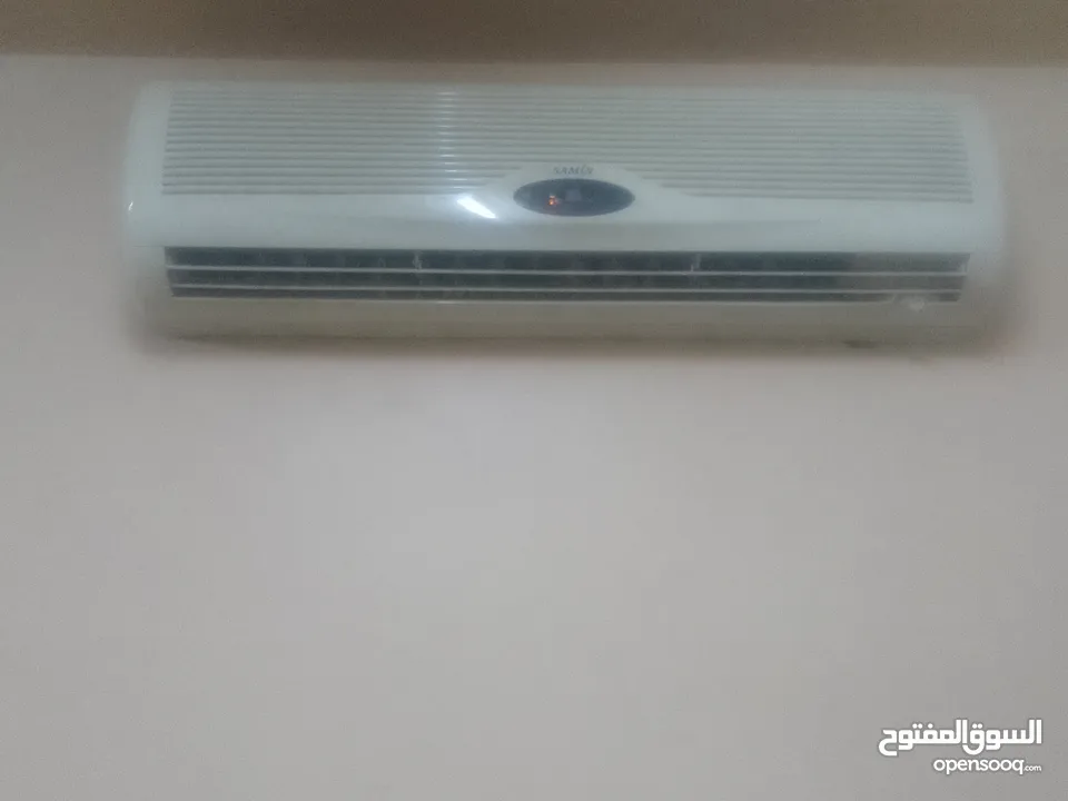مكيف سامكس حامي بارد ما شاء الله عنه لون ابيض نظيف جدا