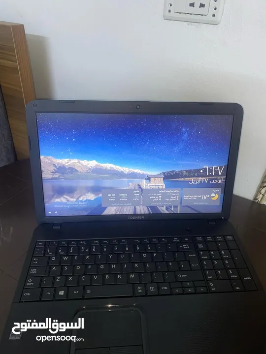 لابتوبToshibac850broمعالج(intel(rالرام6للاستخدام الجامعي وطلاب التوجيهي والألعاب حسب الطلب