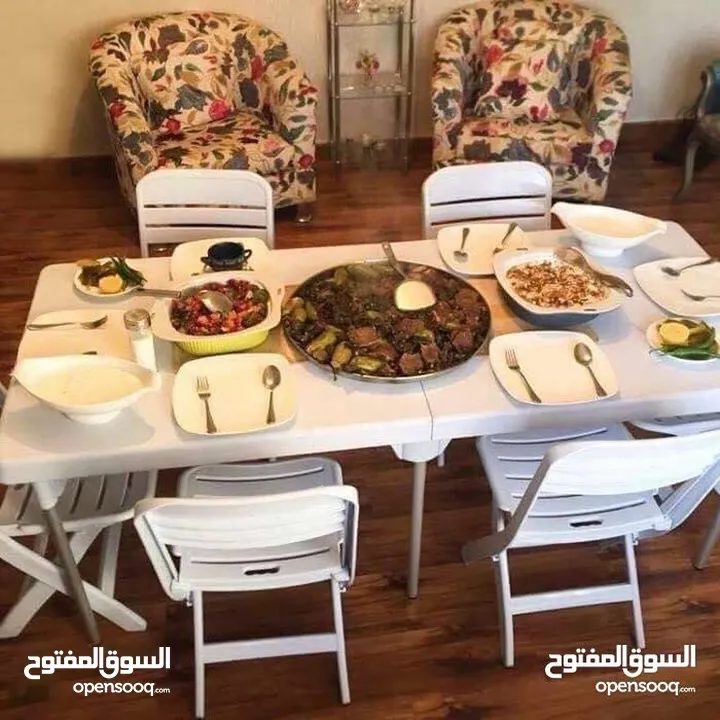 طاولات العزايم طوي بتصير شنطة