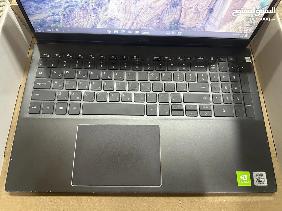 لابتوب dell جيل عاشر i7 كرتين شاشة 15.6 سعرر ببلاش فل كيبورد