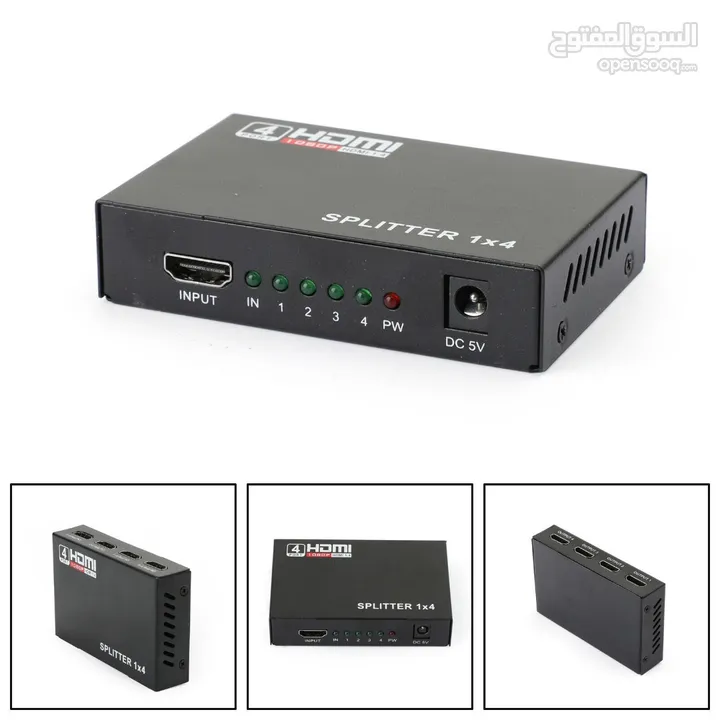 FOUR HDMI displays from 1 HDMI source with this splitter