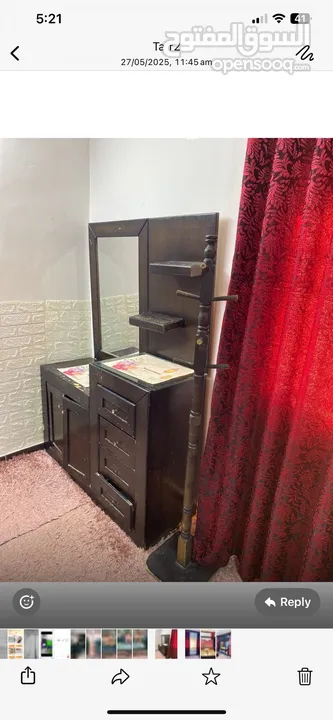 غرفة نوم وغرفة جلوس