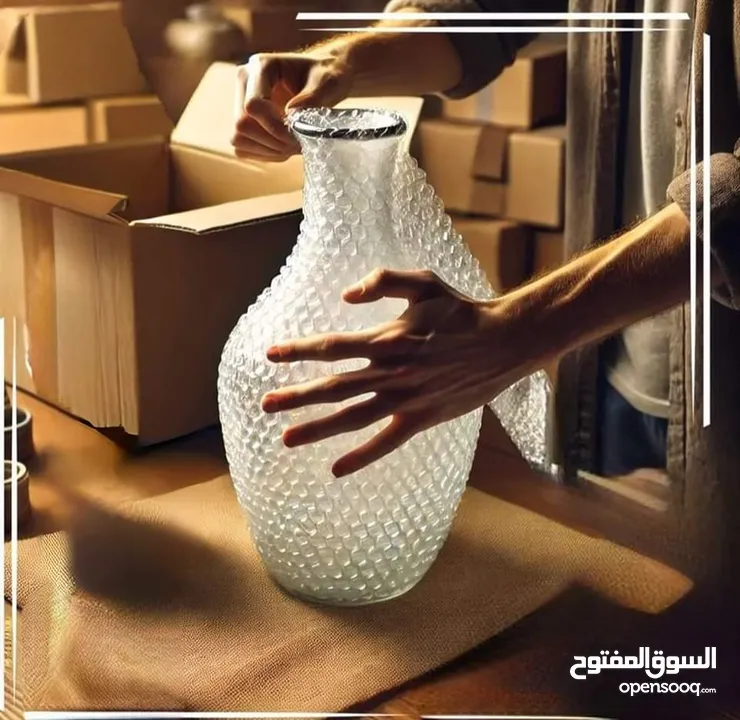 بوكسات  تغليف الزجاج وأدوات المطبخ كراتين فارغة
