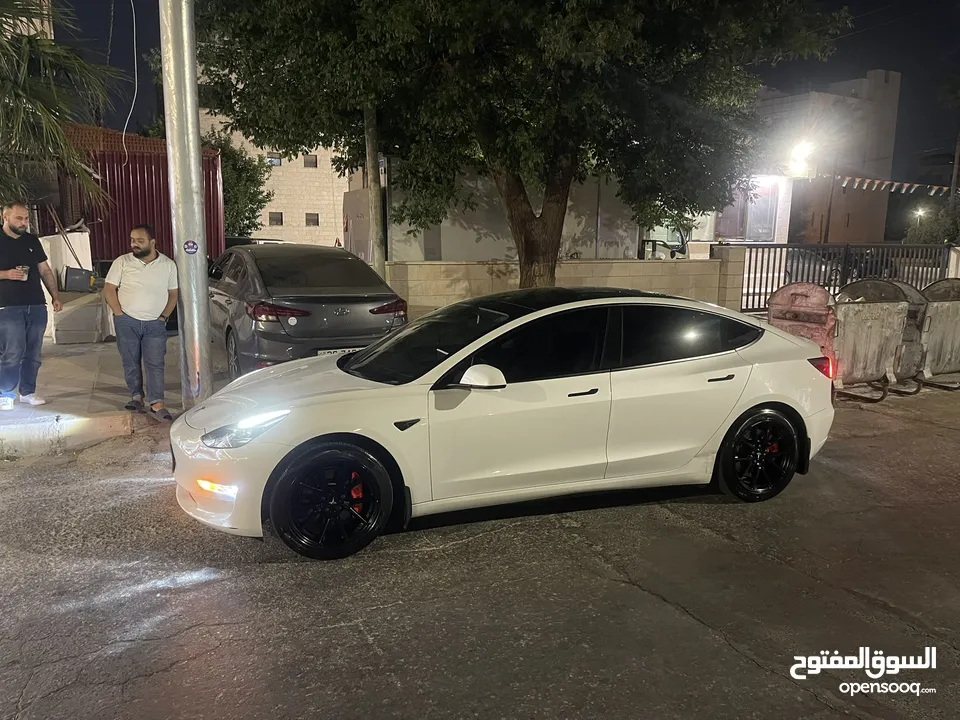 Tesla model 3 stander plus 2023  تسلا مودل  3 ستاندر بلس 2023 فحص كامل 7 جيد ونظيفة جداً