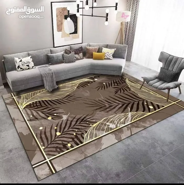 سجاد صيفي مع أرضية مانعة للانزلاق